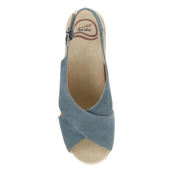 NEW DANSKO Suede Sloane Comfort Sandals in denim for women 1225 4t2 - Picture 3 of 10